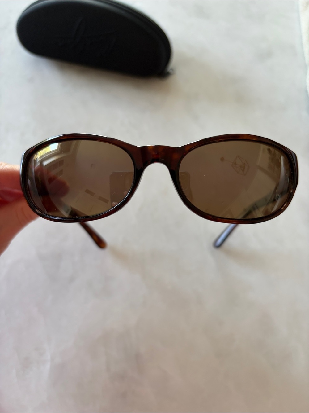 Maui Jim Cyclone Tortoise Brown Sunglasses
